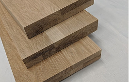 2 Inch Thick Floating White Oak Stair Treads